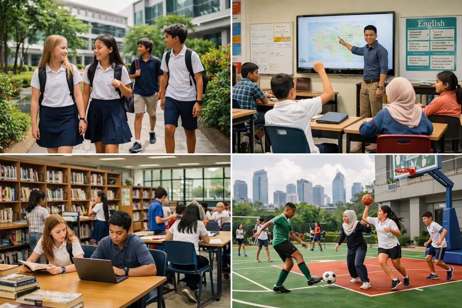 temukan sekolah internasional berbahasa inggris terbaik di jakarta yang menawarkan kurikulum global dan lingkungan belajar multikultural untuk perkembangan anak anda.